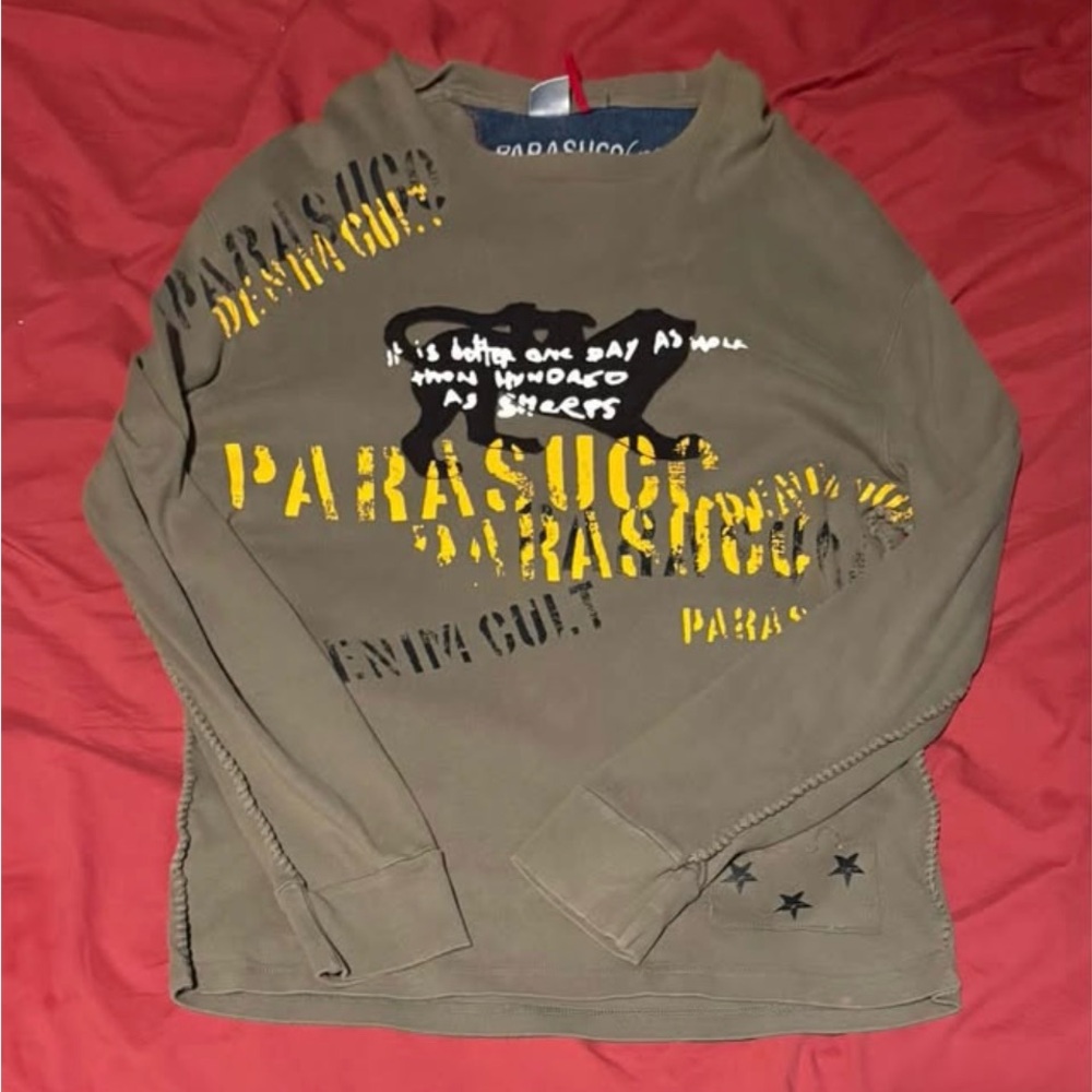 Y2K Parasuco Men's Olive Sweater